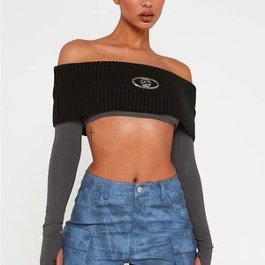 Luxetokill off the shoulder world globe top